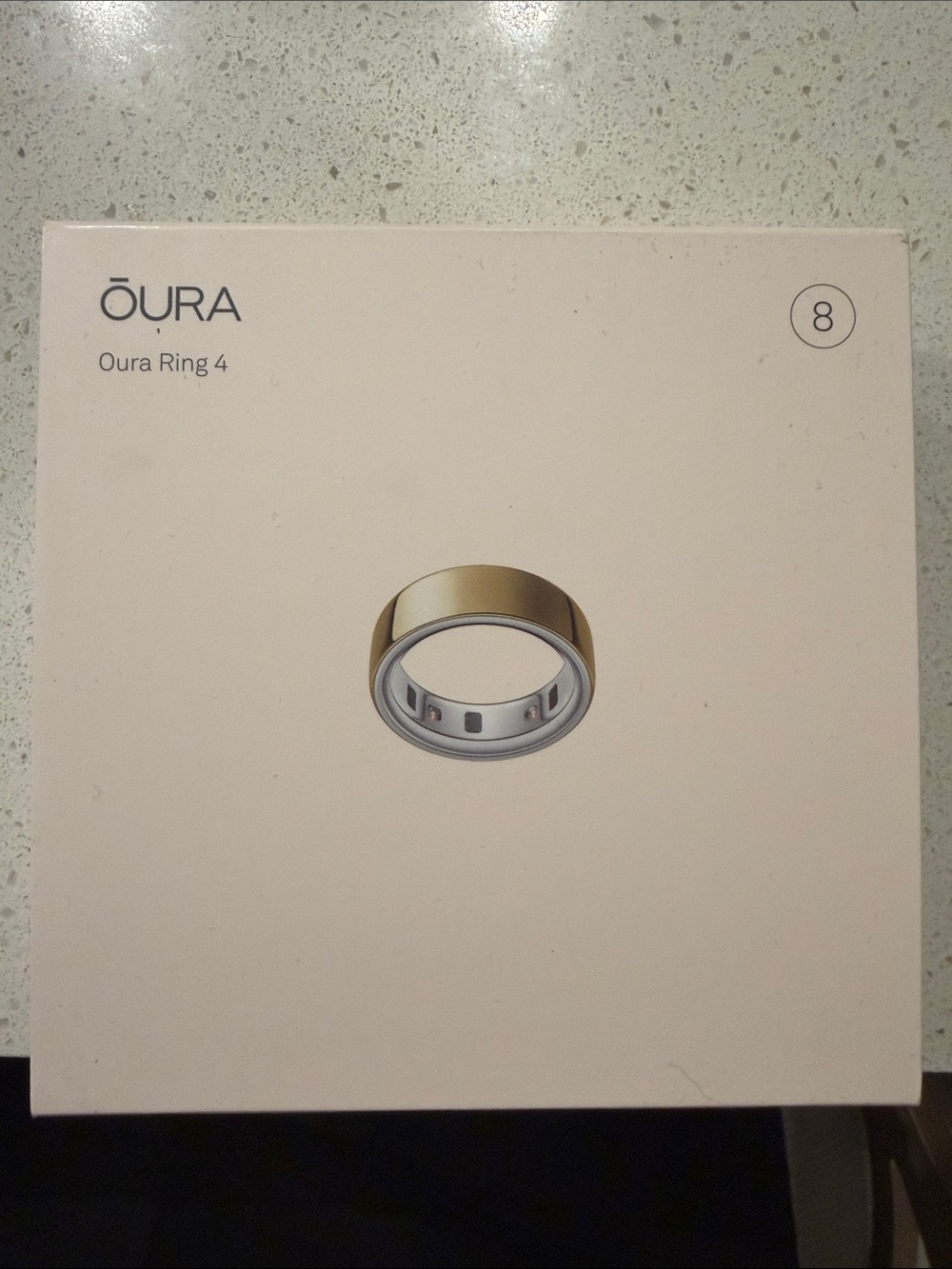 Oura Ring 4 in Gold Finish